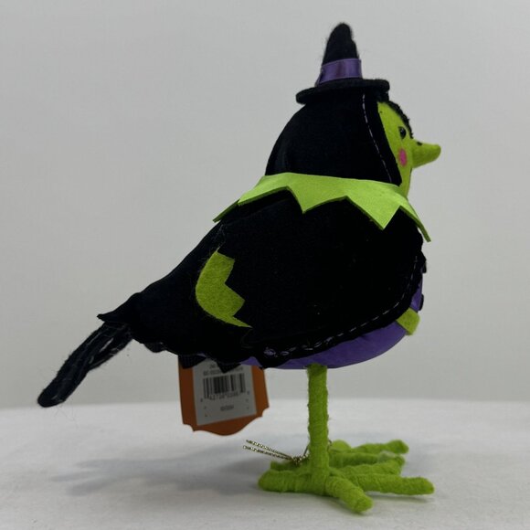 Hyde & Eek! Spellma Featherly Friends Halloween Decoration Bird Witch Hat Cape - Picture 4 of 12